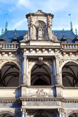 Fototapeta na wymiar Renaissance loggia of Cologne City Hall, Germany