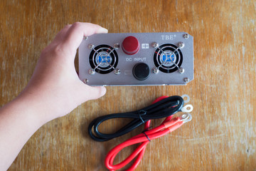 Inverter use in car adapter 12V to 220V