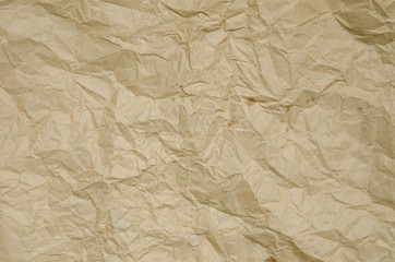 crumpled old paper, background