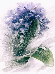 frozen flower