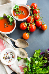 Organic food concept