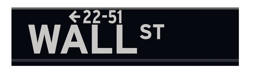 wall street sign