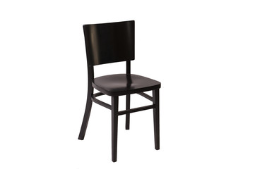 Fototapeta premium Wooden dining chair isolated