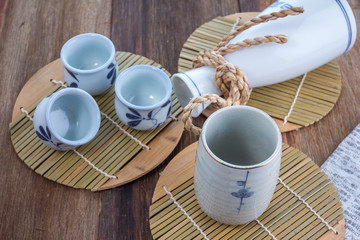 Japanese Sake drinking set