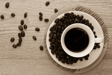 Coffee and coffee beans