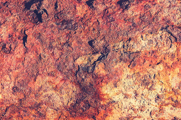 Retro stylized, rusty background.