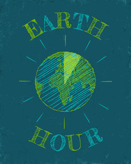 Earth hour day.