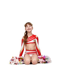 Young cheerleader girl © vetkit
