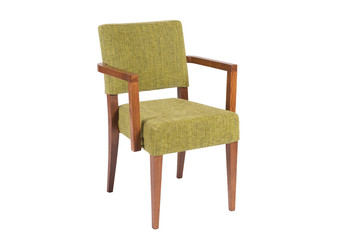 soft comfortable wooden armchair