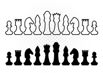 black and white chess
