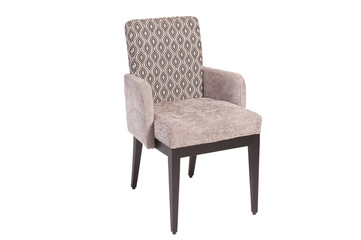 white modern armchair