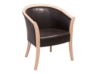 Vintage wooden armchair