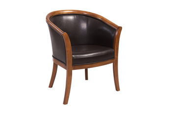 Black vintage armchair
