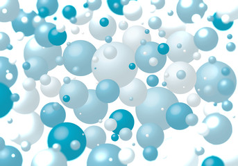 背景　立体　球体　ランダム