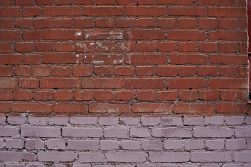 Red brick walls
