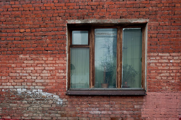 Red brick walls