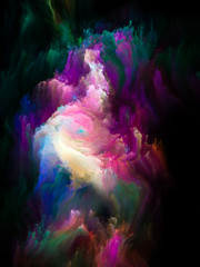 Obraz na płótnie Canvas Colorful Fractal Brush