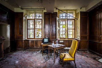 old abandoned castle