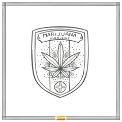 Medical Marijuana Logo Black Five