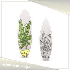 Medical Marijuana Surfboard Ten