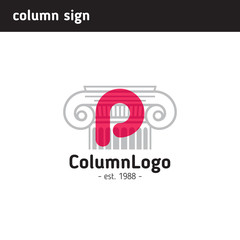 simple logo monument