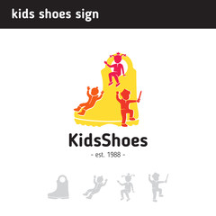 Logo for children's shoes store