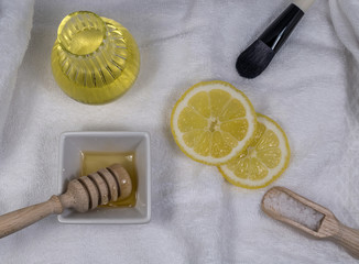 Ingredients for homemade face mask