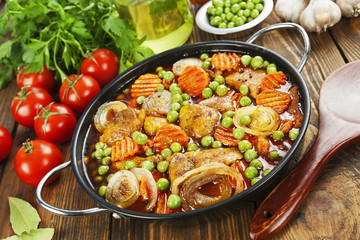 Meat stew with vegetables