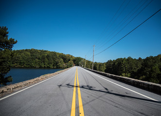 Open road highway 