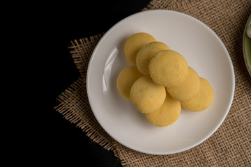Pineapple cup cookie