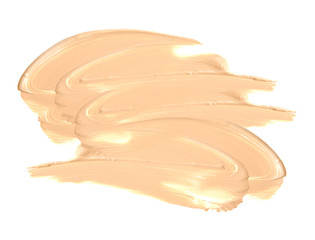 Cosmetic make up beige colors set isolate.