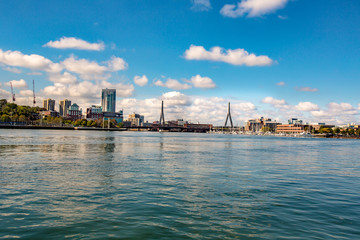 Naklejka premium Boston, Massachusetts, USA downtown cityscape.