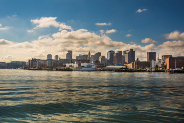 Obraz premium Boston, Massachusetts, USA downtown cityscape.