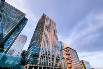 London office building skyscraper, working & meeting