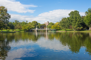 Fototapeta premium Autumn Park in Boston