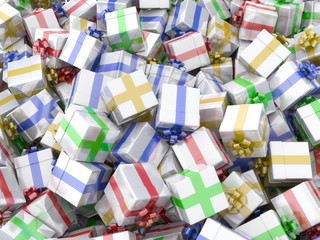 Gift boxes, 3d illustration