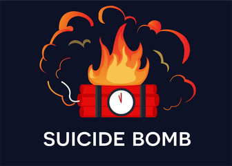 The suicide bomb explision