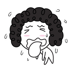 Cartoon Character Hot Weather