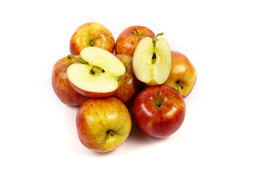 apple isolated on white white background