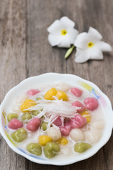 Thailand dessert Bua Loy in cup