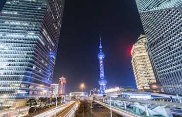 Obraz premium Nightly Lu Jia Zui