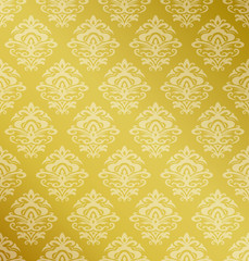 ダマスク柄　シームレスパターン背景