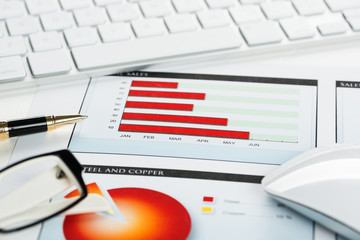 Preparing average sales report