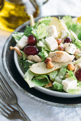 Greek Mediterranean salad. Vegetarian concept