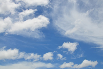 Blue sky clouds