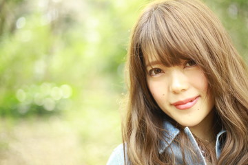 Obraz premium 女性ポートレート