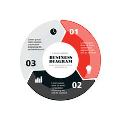 Business Diagram circle