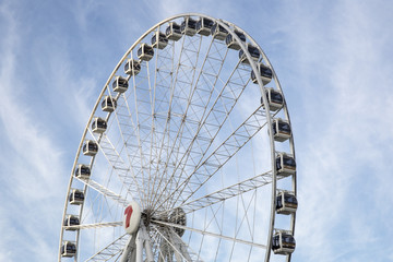 Brisbane ferris wheel is located on Southbank Parklands in Brisbane.