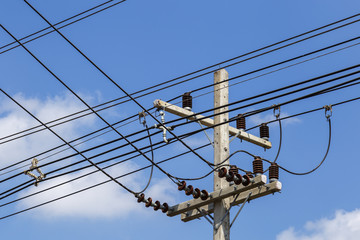 Electric pole.