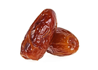 Dates fruit isolated on a white background